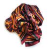 Foulard Seide Radiusmotiv Rost Orange Anthrazit